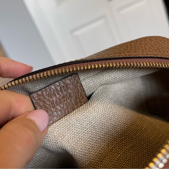 Gucci Bree Crossbody Canvas Leather Bag Purse - Picture 5 of 9